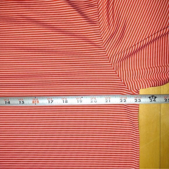 Grand Slam Performance Bright Red White Striped Mens Large Polo Golf Shirt - Picture 7 of 9